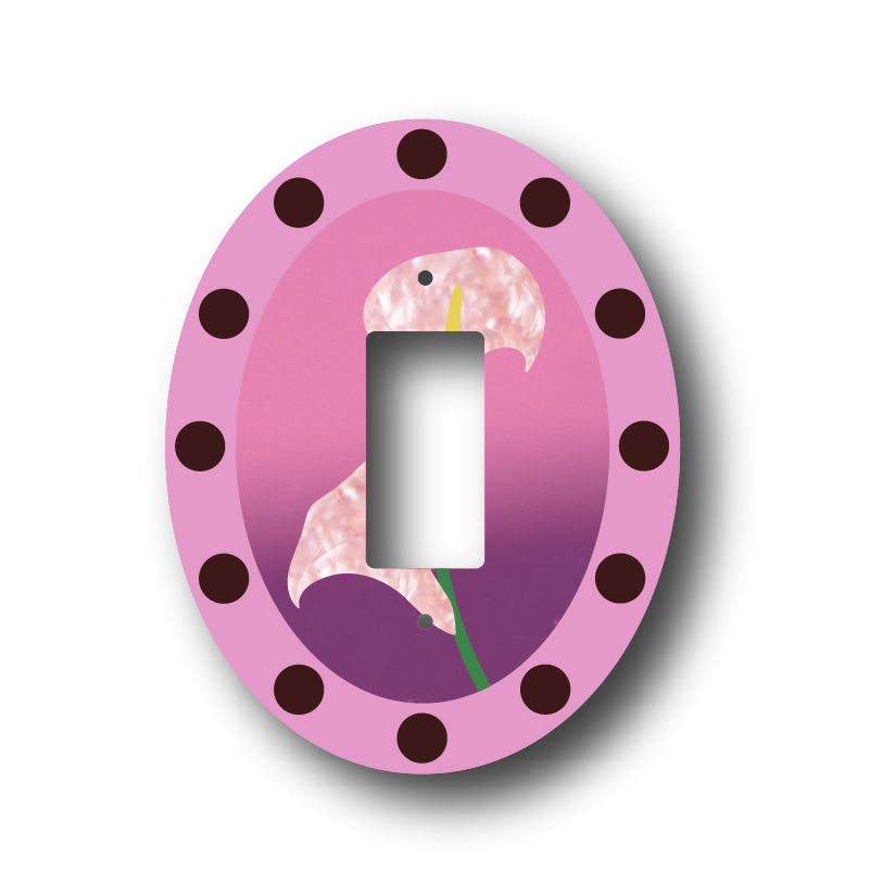 Calla Lily Light Switch Cover