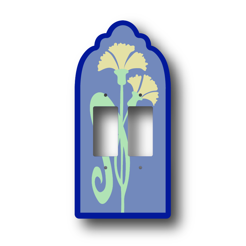 The Carnation Light Switch Cover