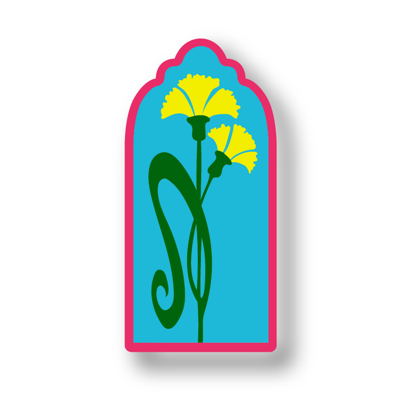 The Carnation Wall Art and Mirror