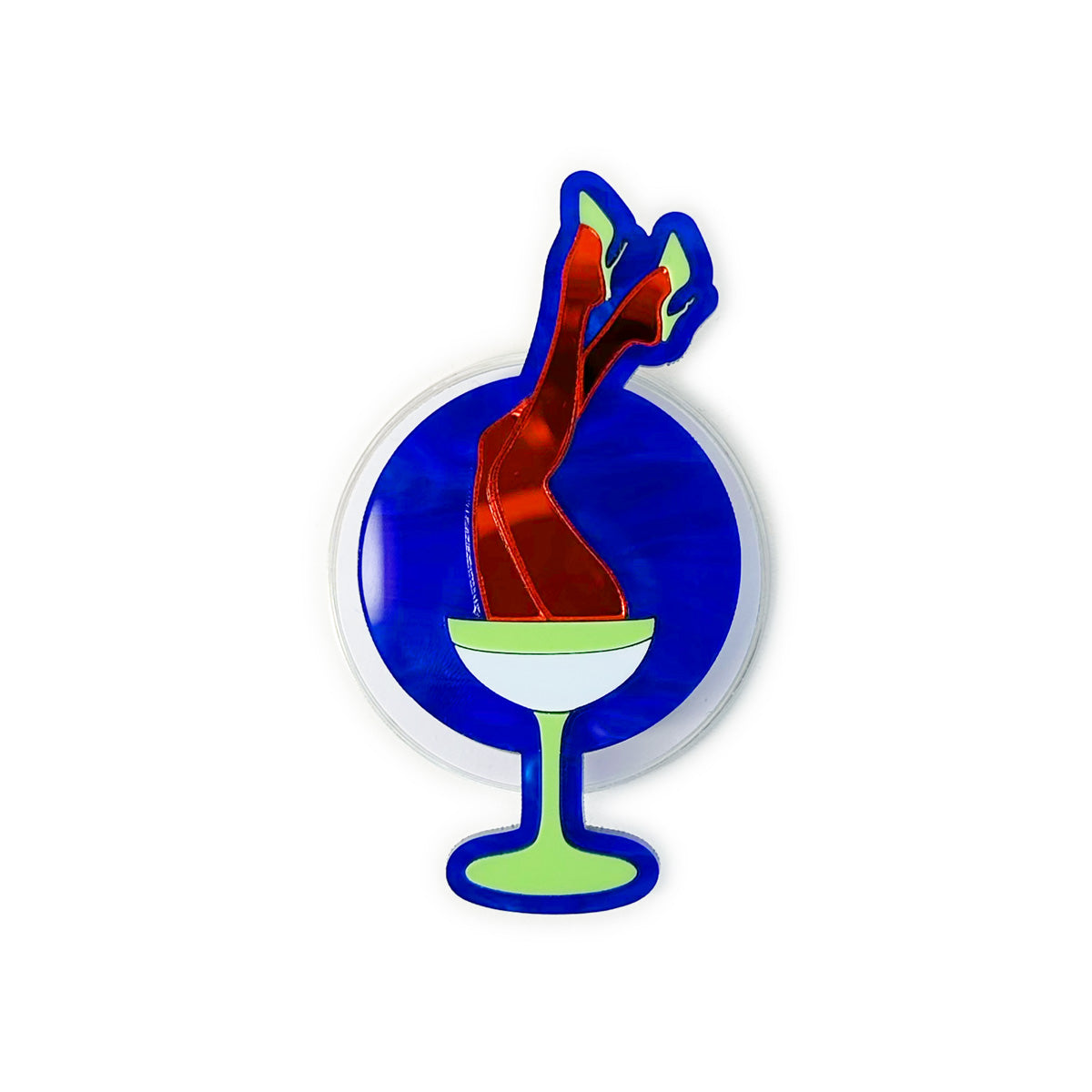 Champagne Glass MagSafe Phone Charm