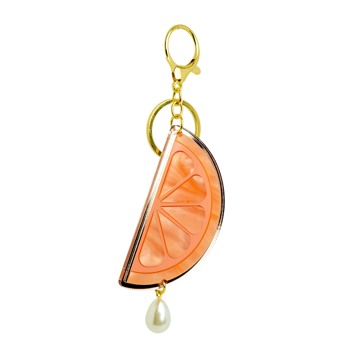 Citrus Slice Bag Charm