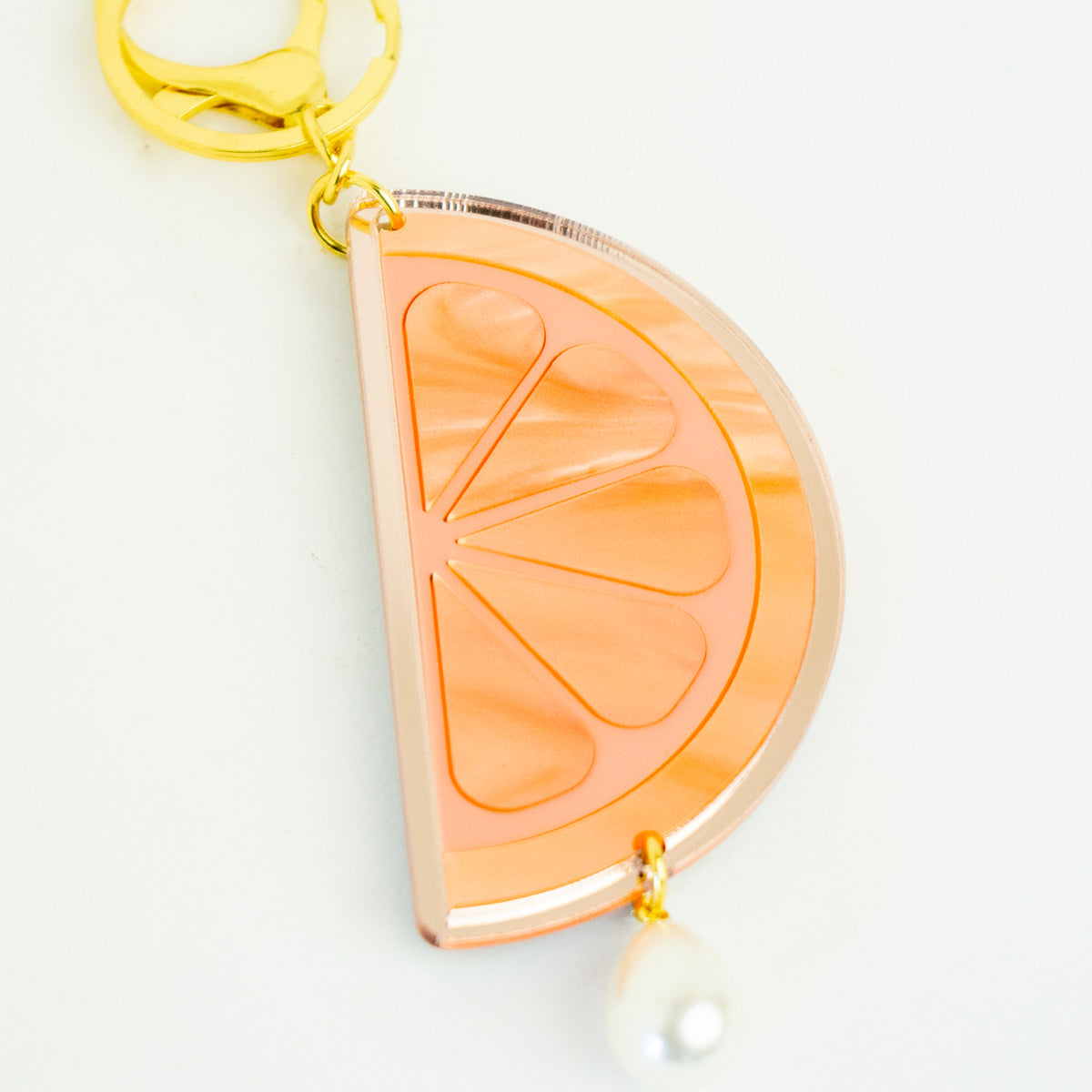 Citrus Slice Bag Charm