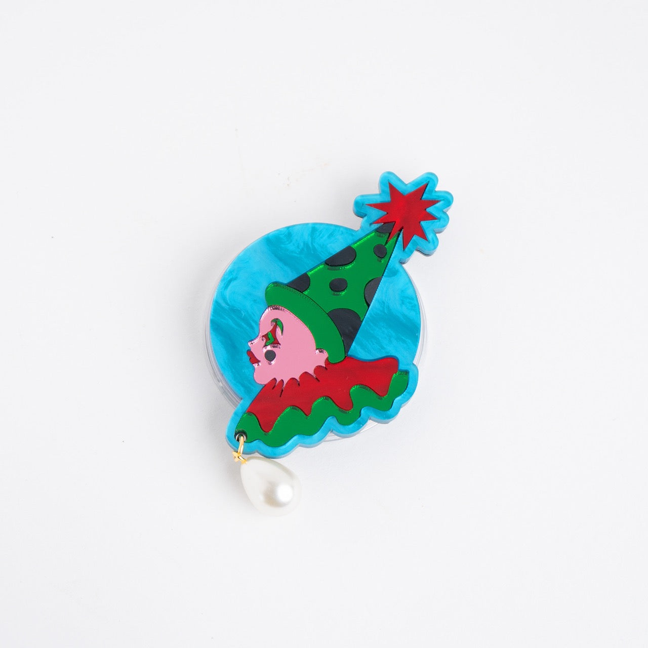 Polka Dot Clown MagSafe Phone Charm