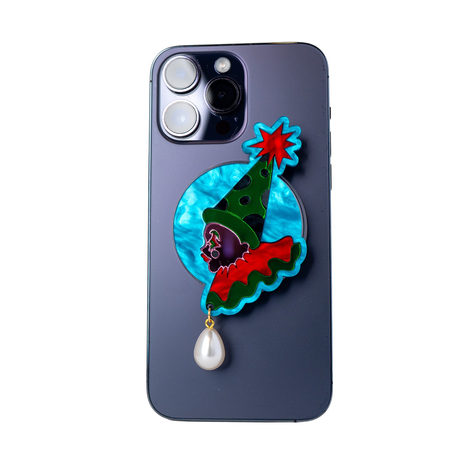 Polka Dot Clown MagSafe Phone Charm