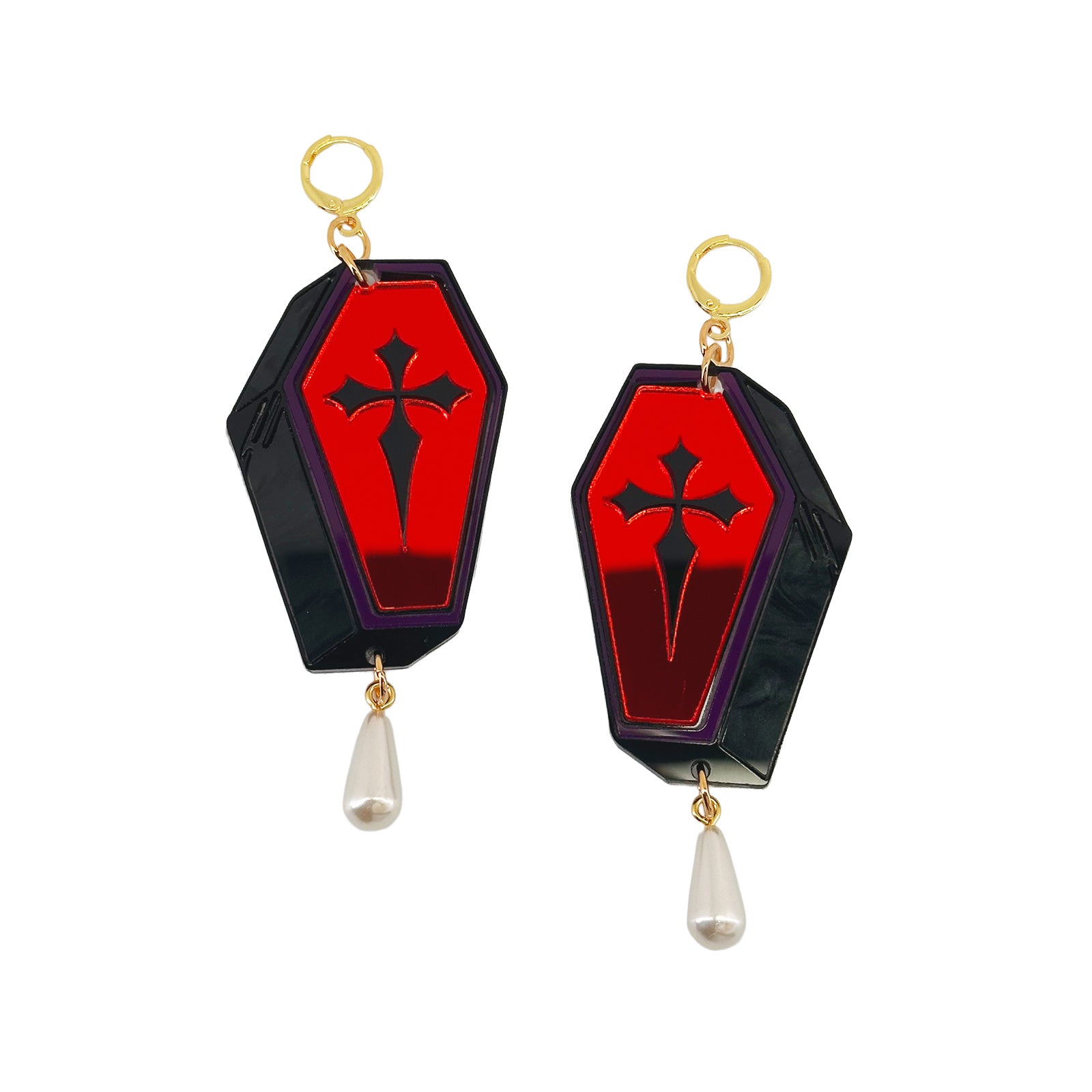 Coffin Earrings