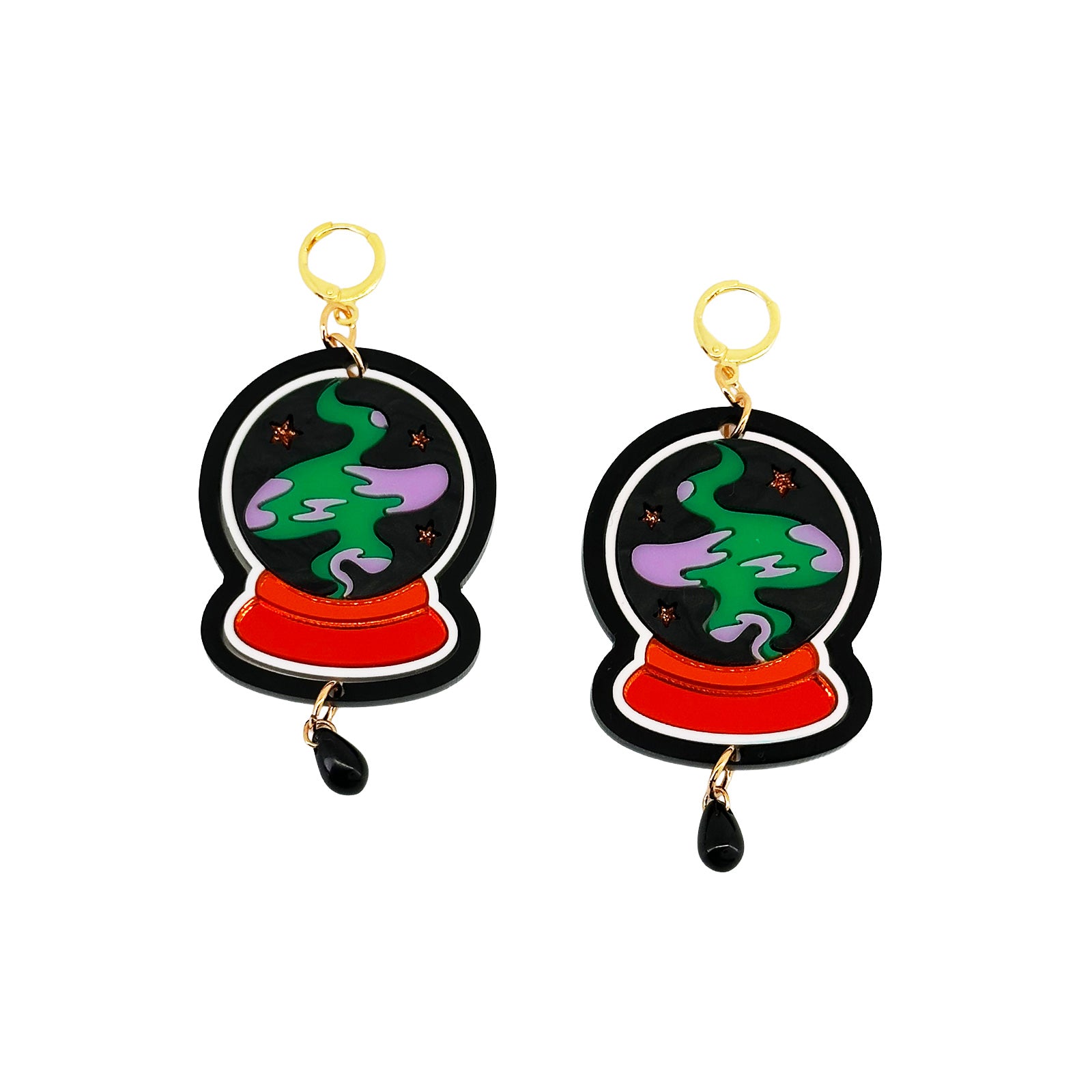 Crystal Ball Earrings