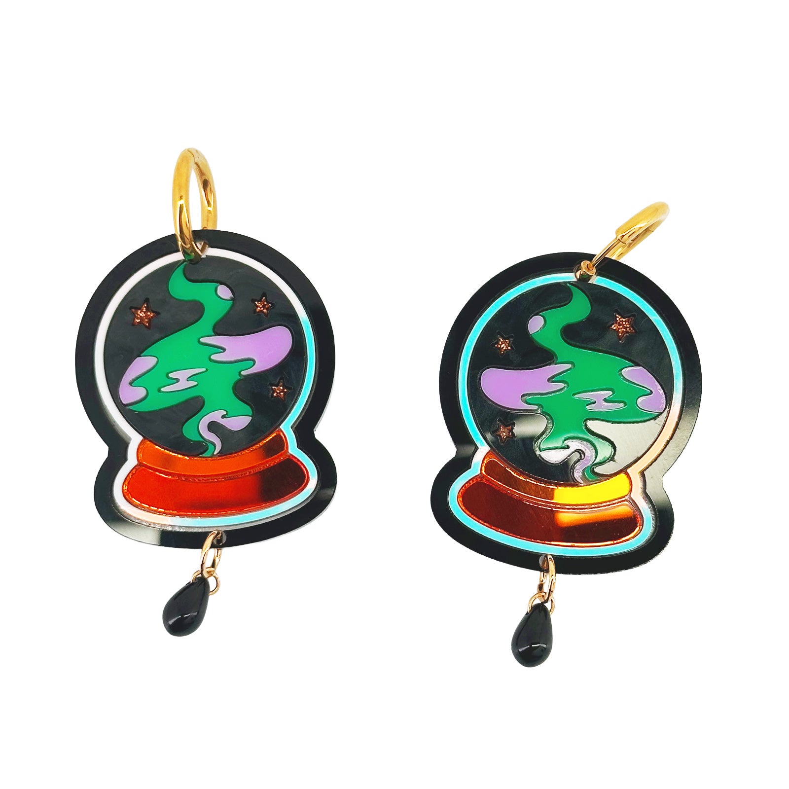 Crystal Ball Earrings
