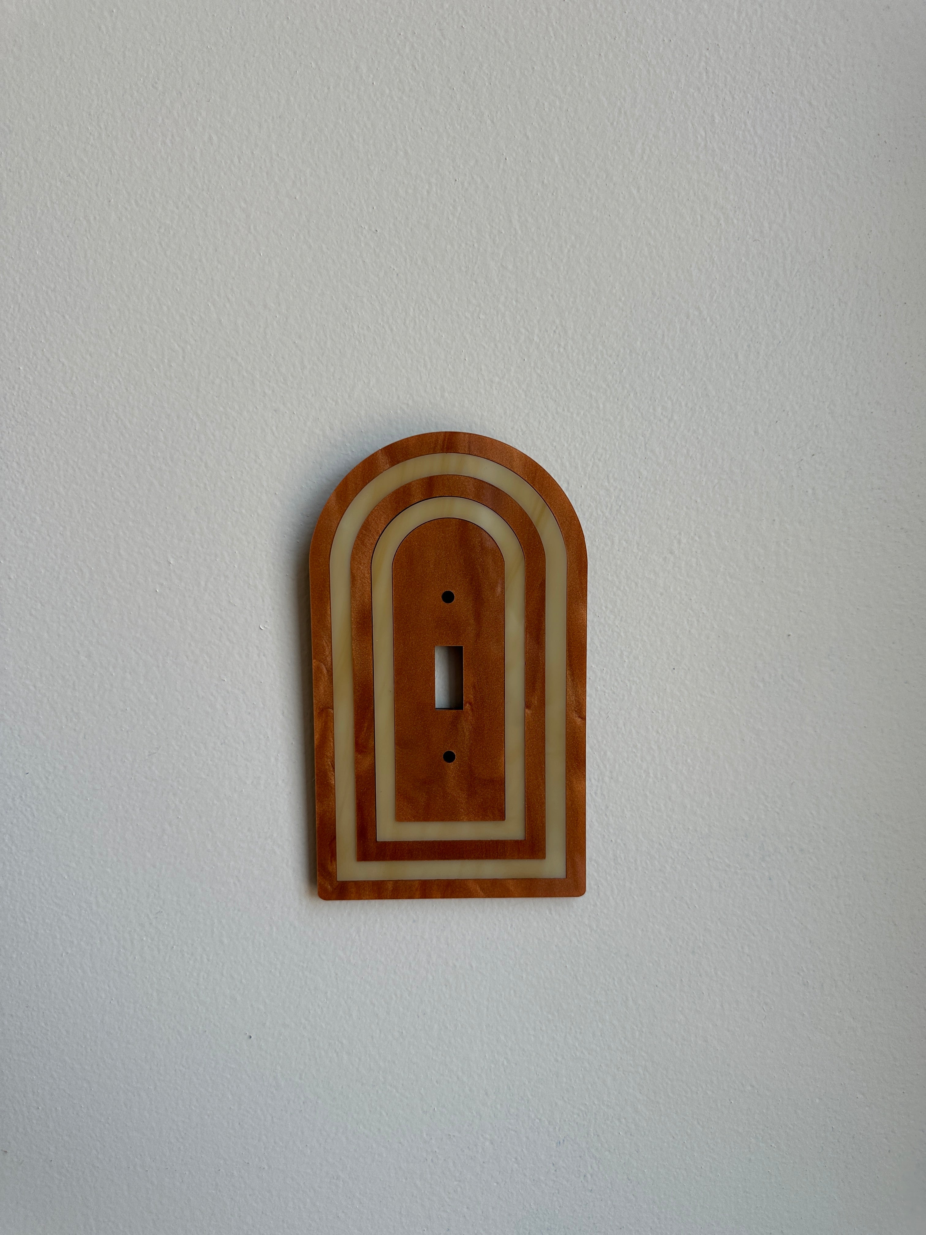 Acoustic Wave Layered Archway Light Switch Sample Sale