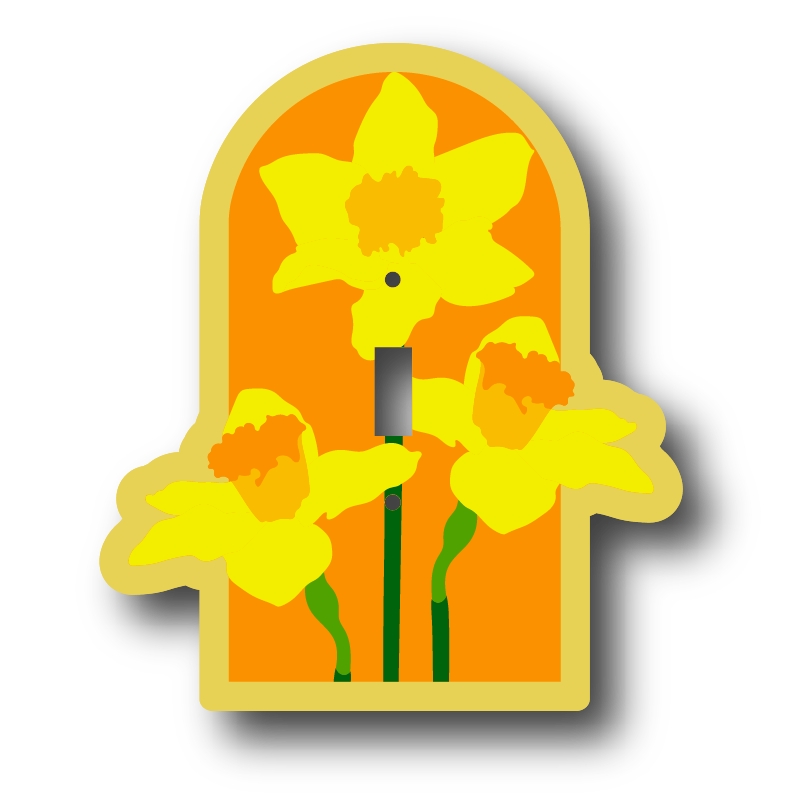Daffodil Light Switch Cover