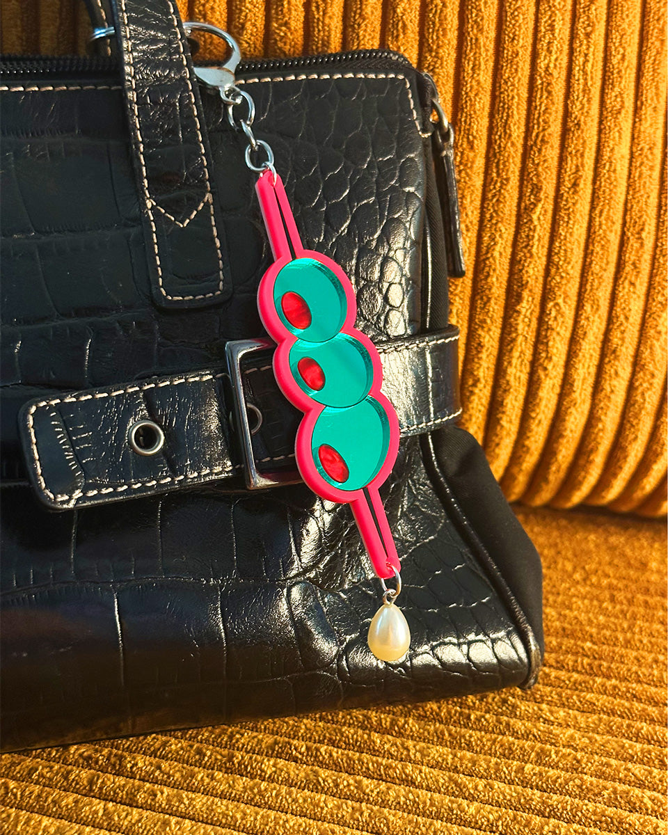 Olive Trio Bag Charm