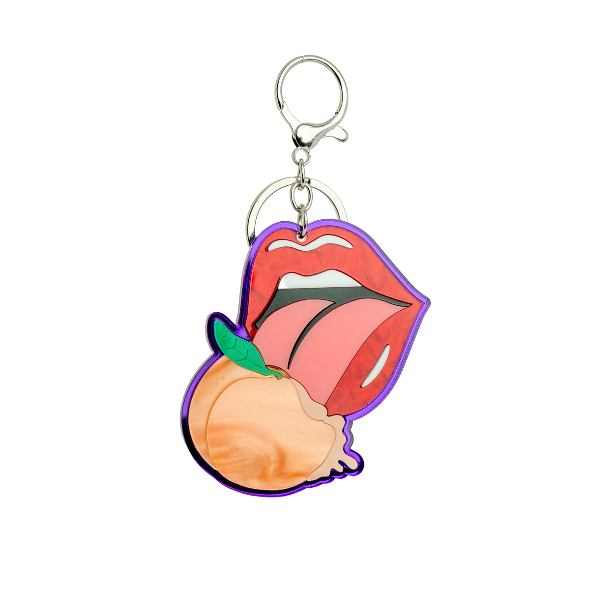 Dirty Peach Bag Charm