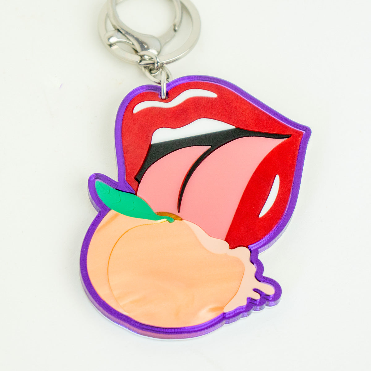 Dirty Peach Bag Charm