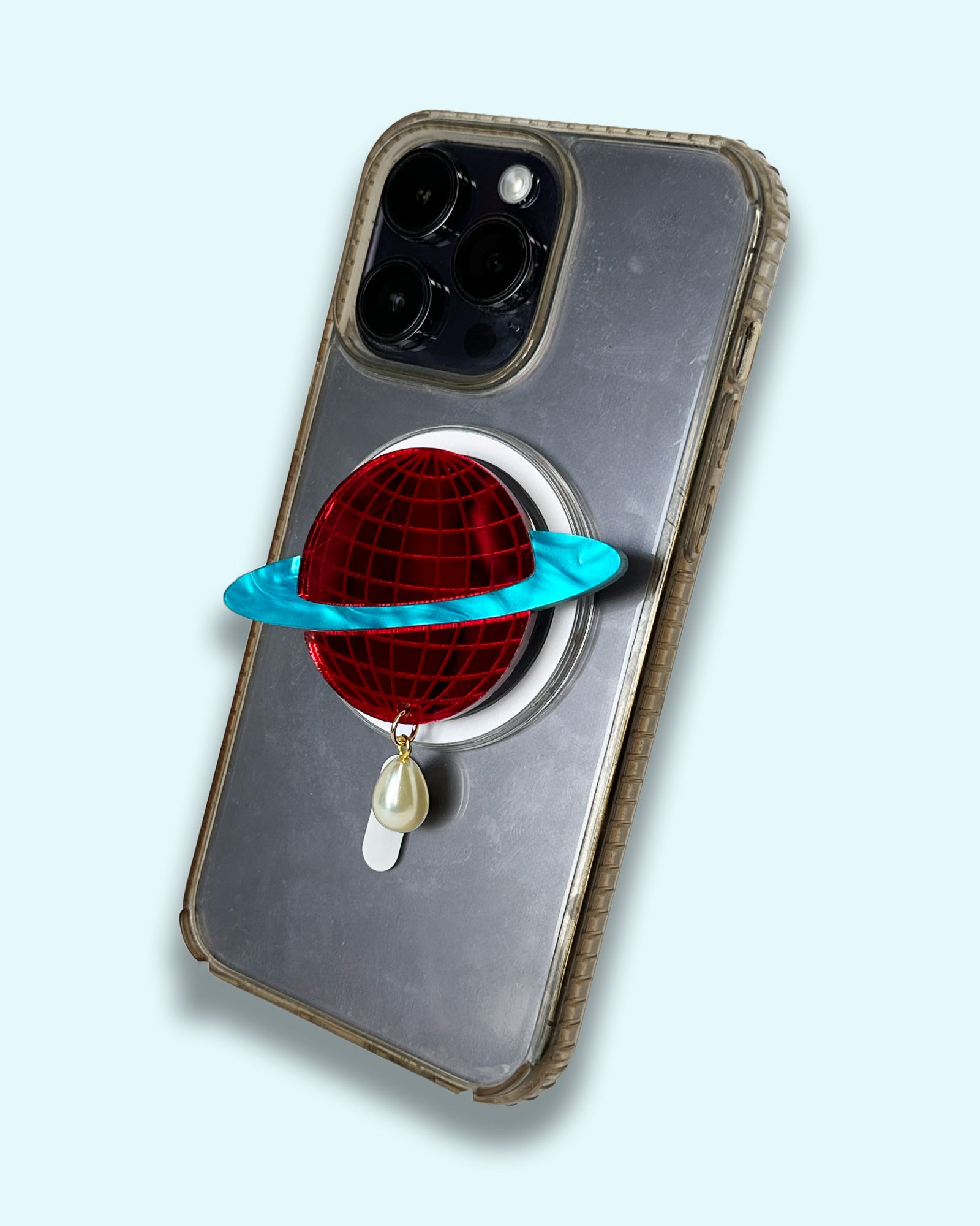 Disco Saturn MagSafe Phone Charm