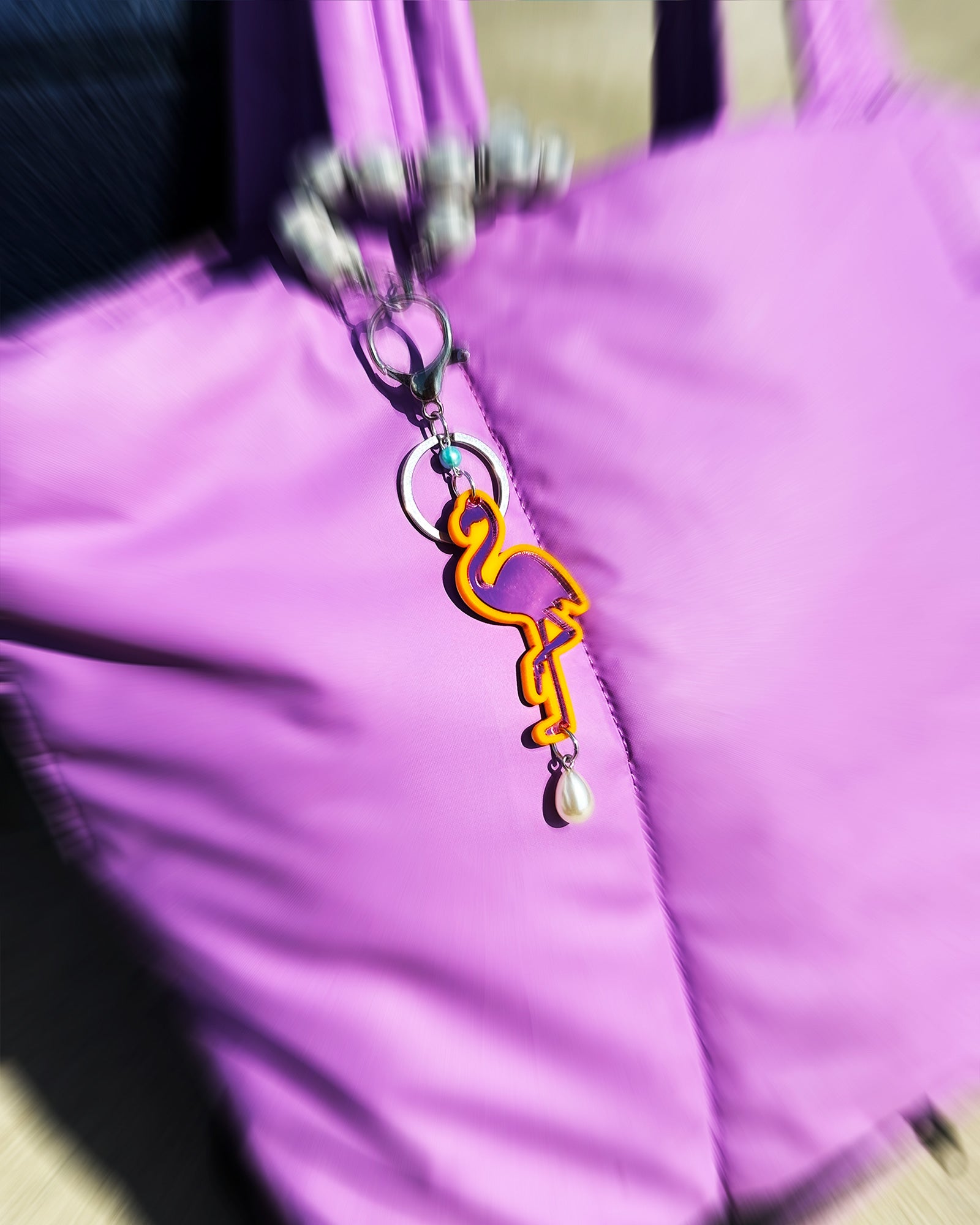 Flamingo Bag Charm