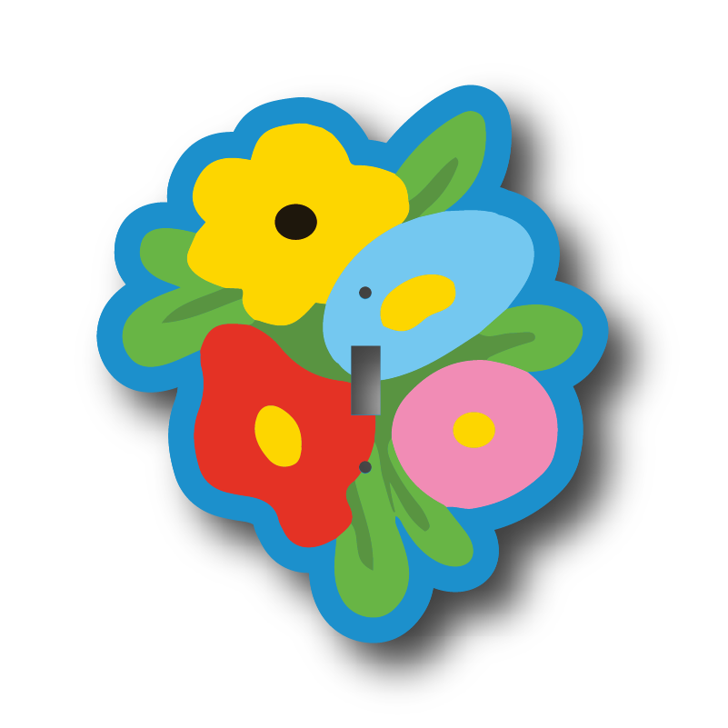 Flower Bouquet Light Switch Cover