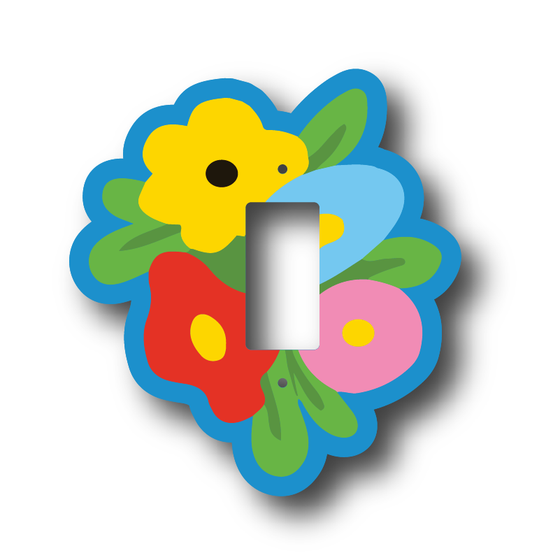 Flower Bouquet Light Switch Cover