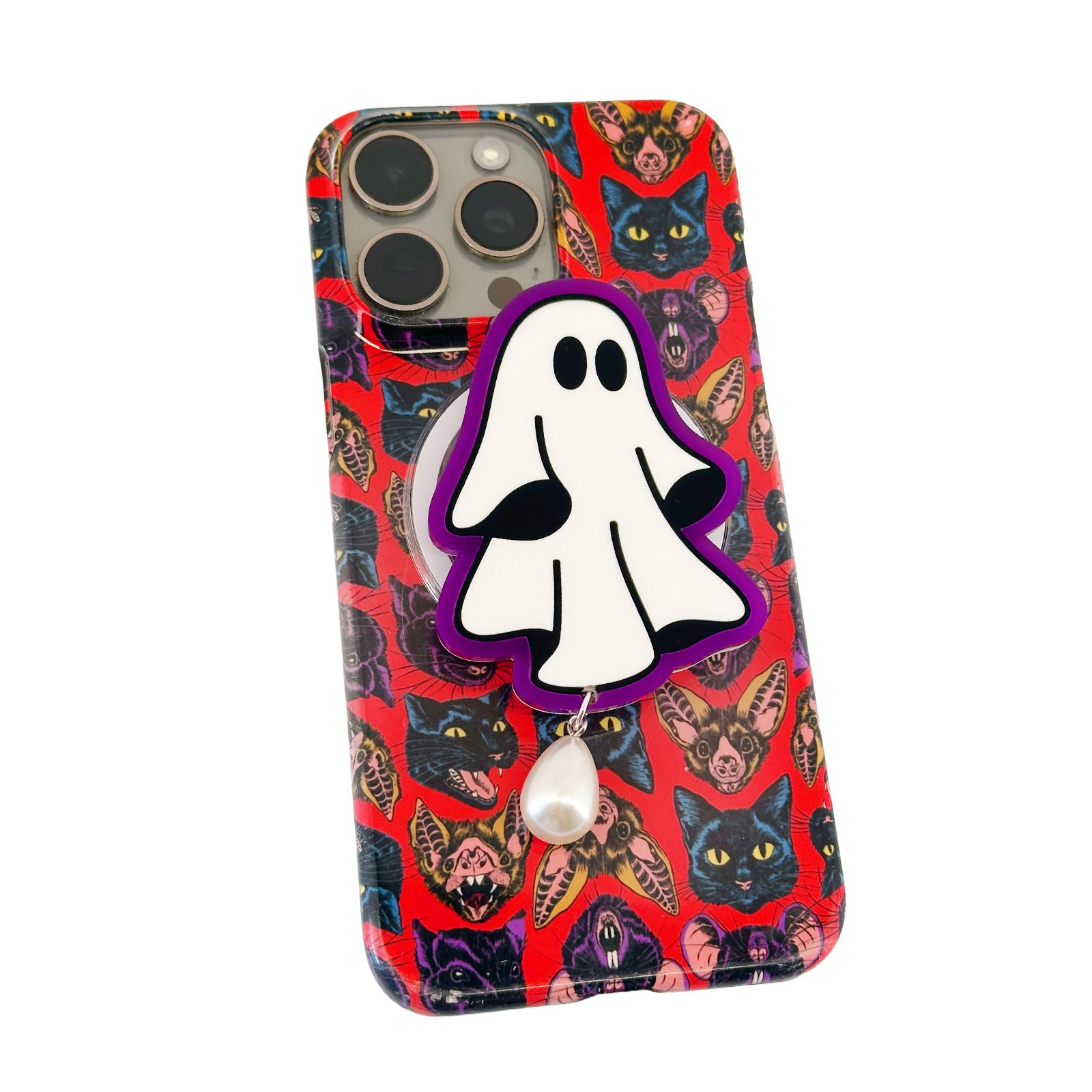 Ghost Phone Charm