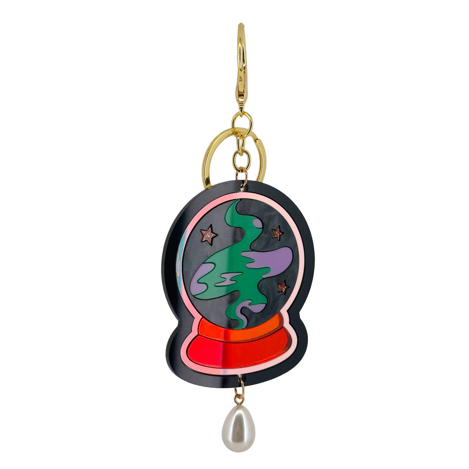 Crystal Ball Bag Charm