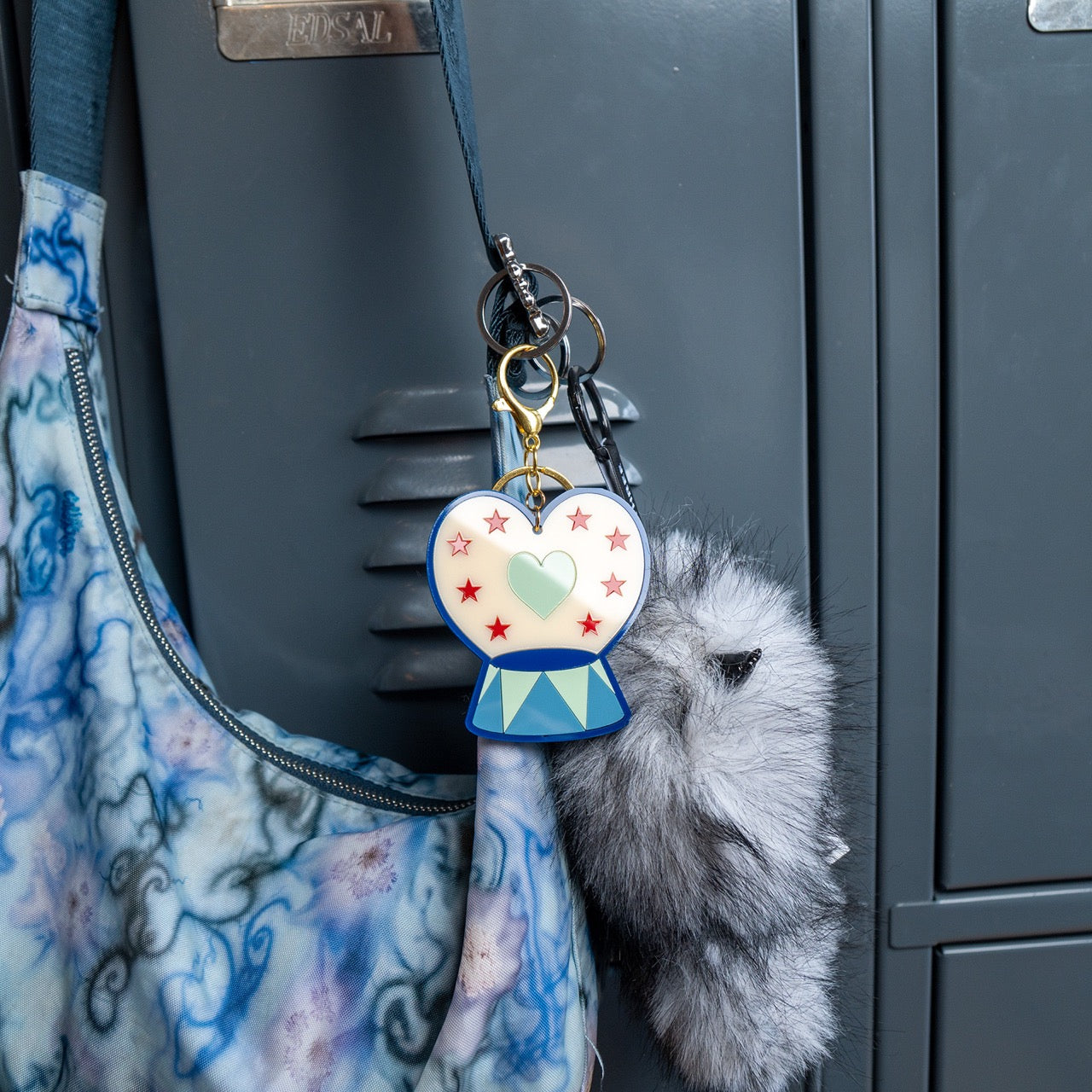 Heart Grand Pedestal Bag Charm