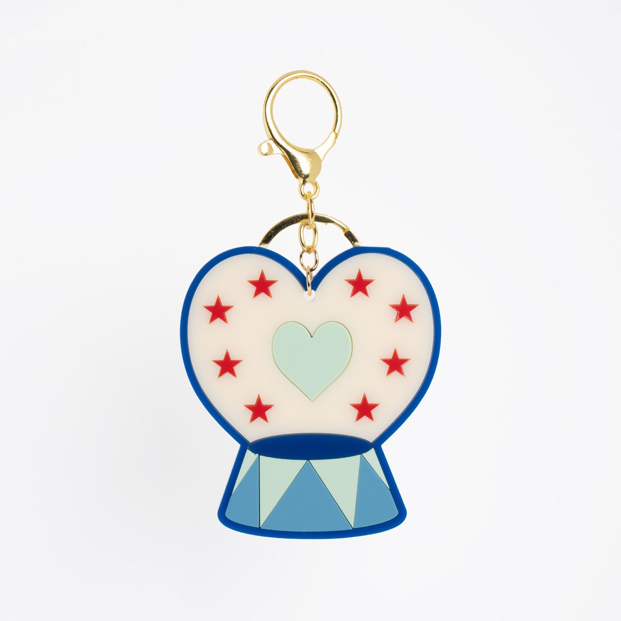 Heart Grand Pedestal Bag Charm