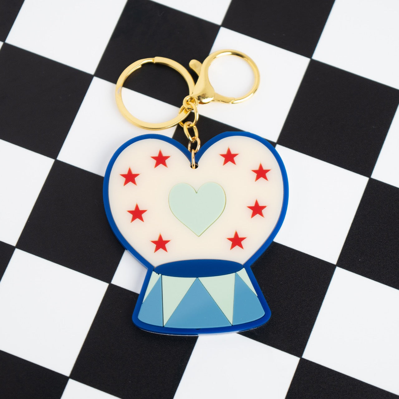 Heart Grand Pedestal Bag Charm