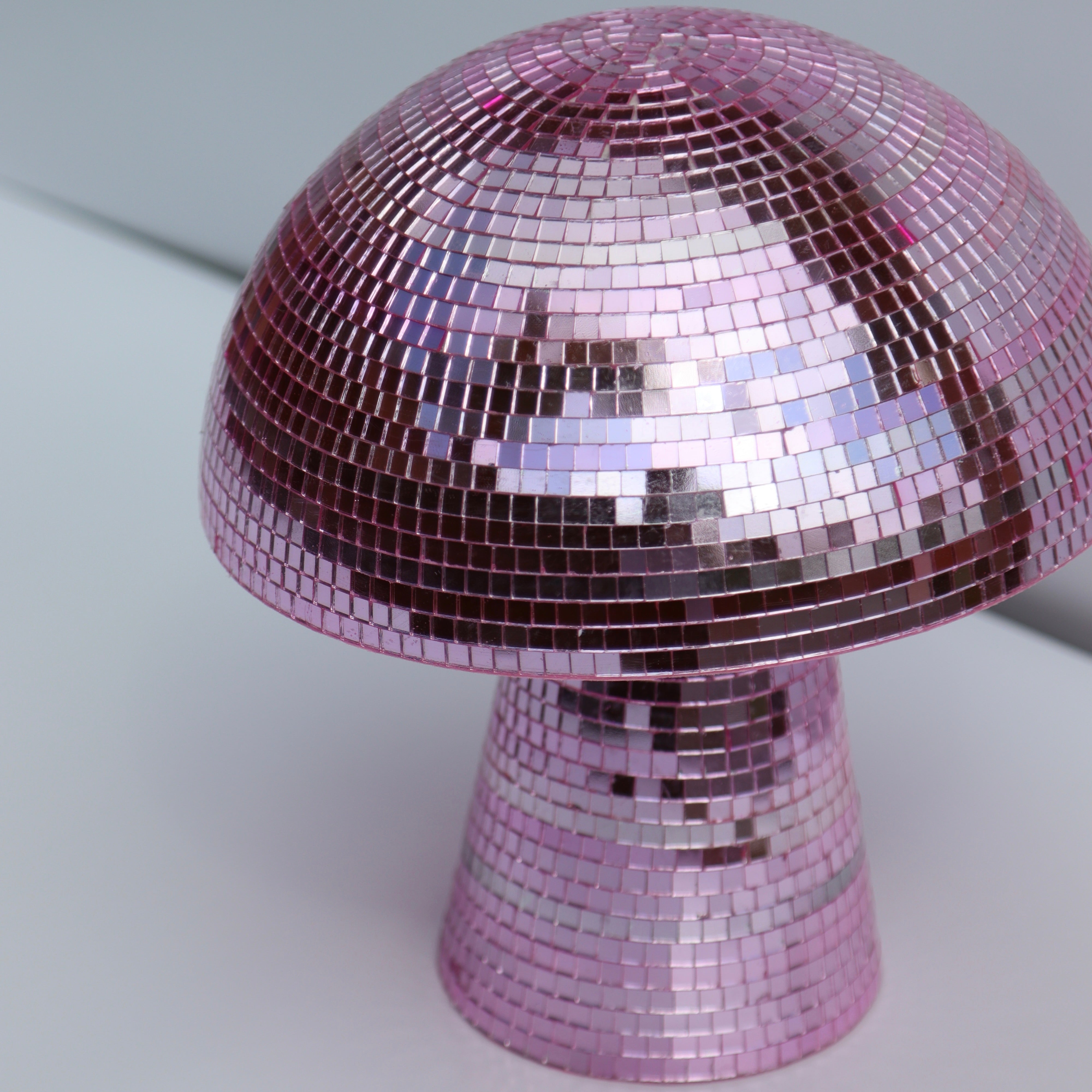 pink disco mushroom disco ball ✨