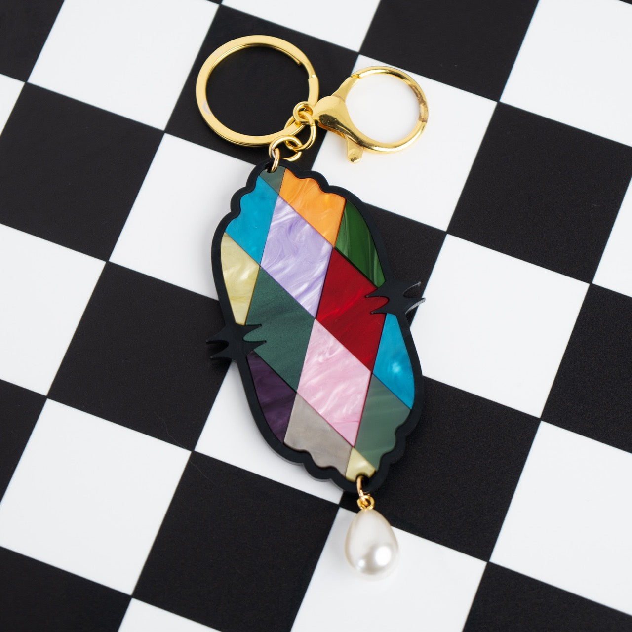 Jester's Illusion Bag Charm