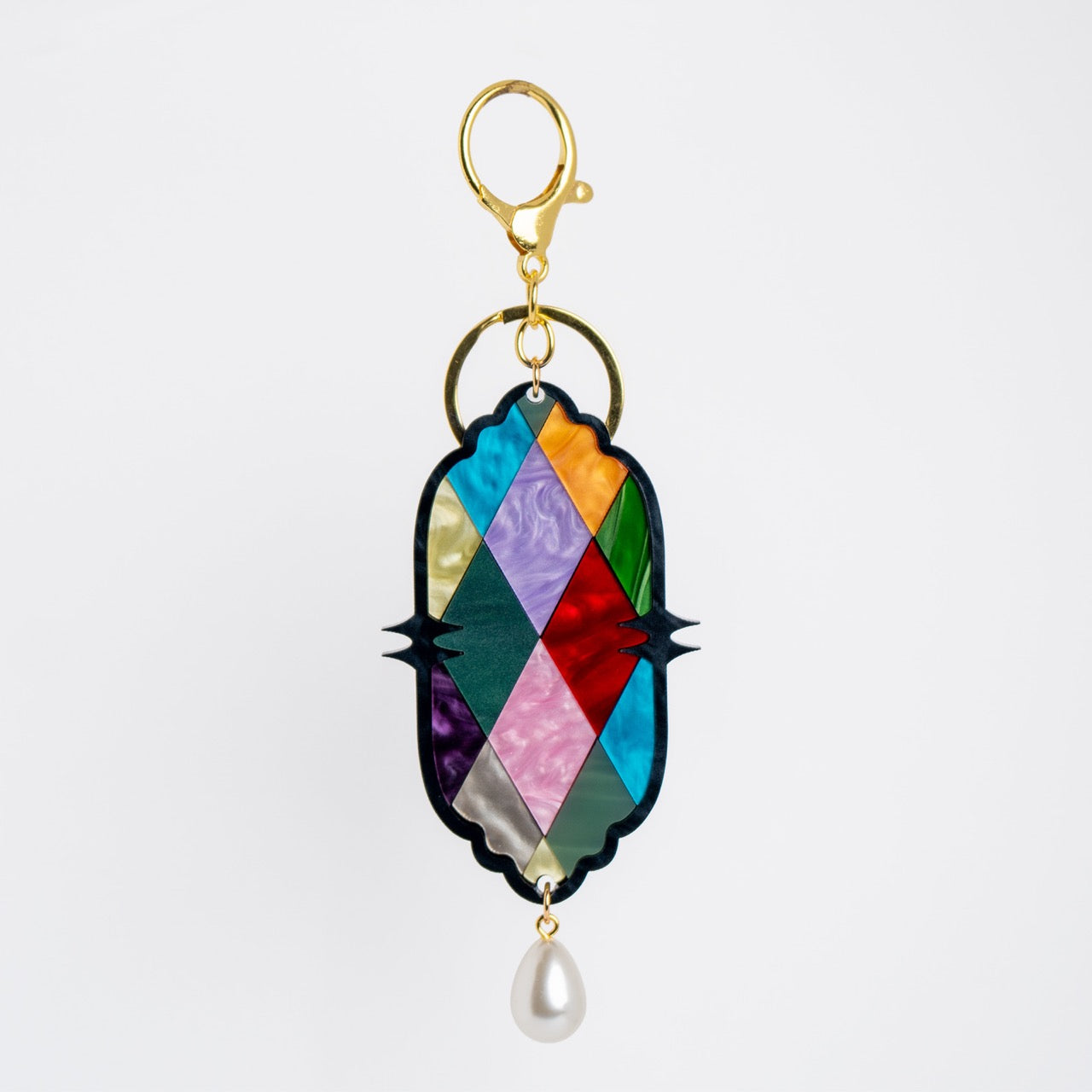 Jester's Illusion Bag Charm