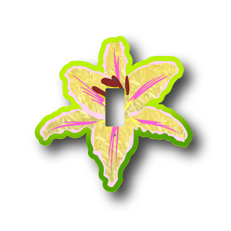 The Lily Light Switch Cover