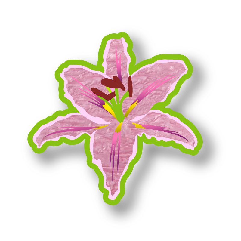 The Lily Wall Art and Mirror