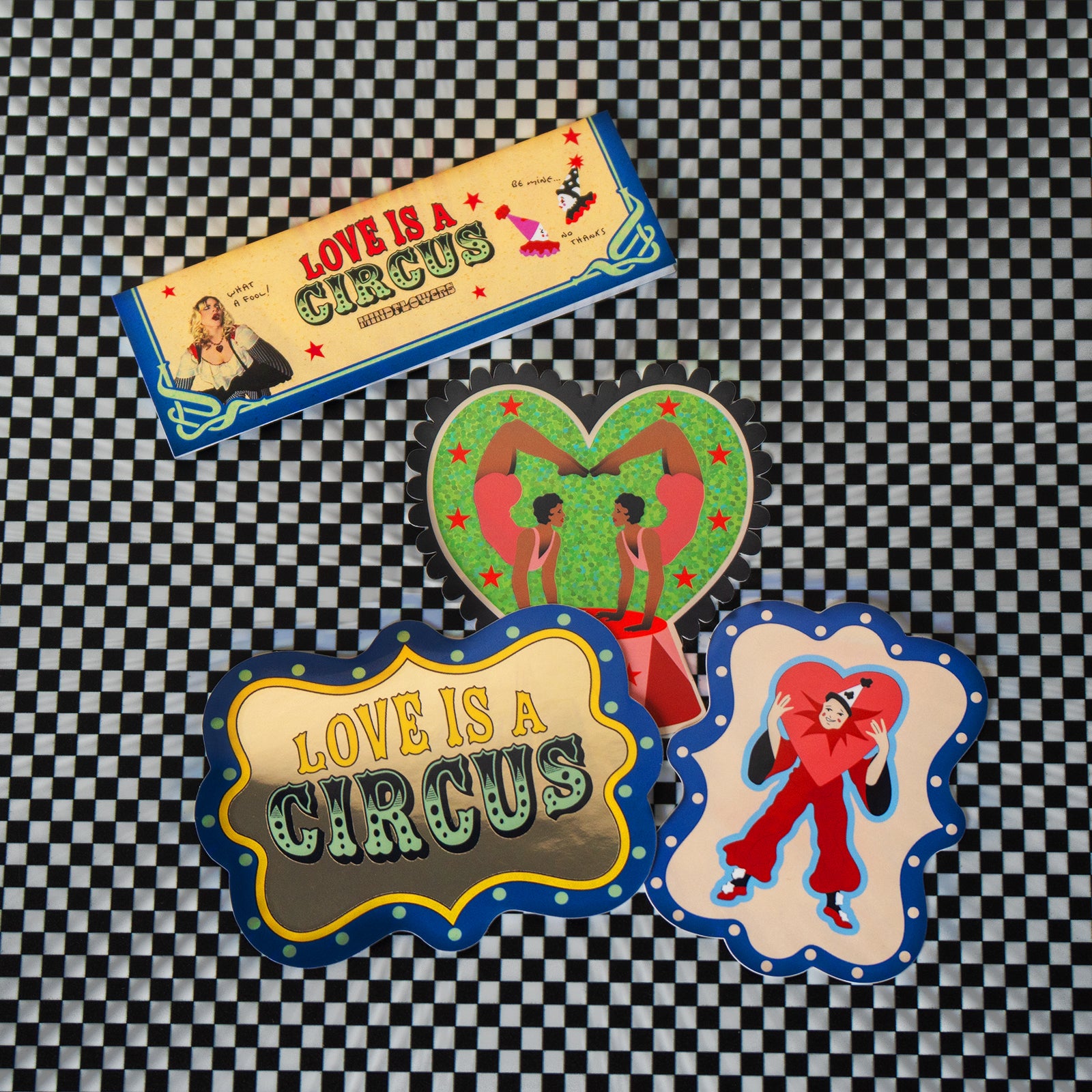 Live Is A Circus Sticker Pack