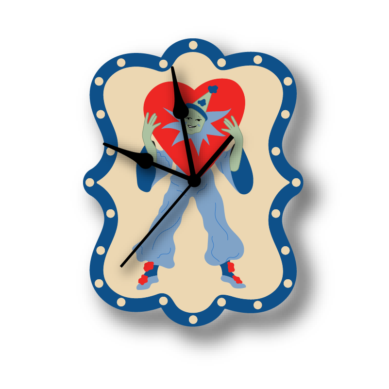 Love Fool Wall Clock