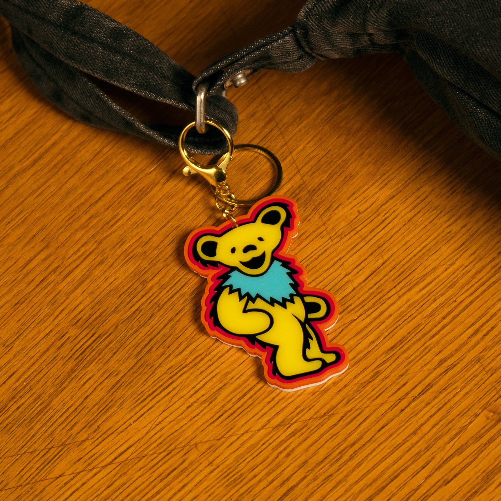 Dancing Bear Bag Charm