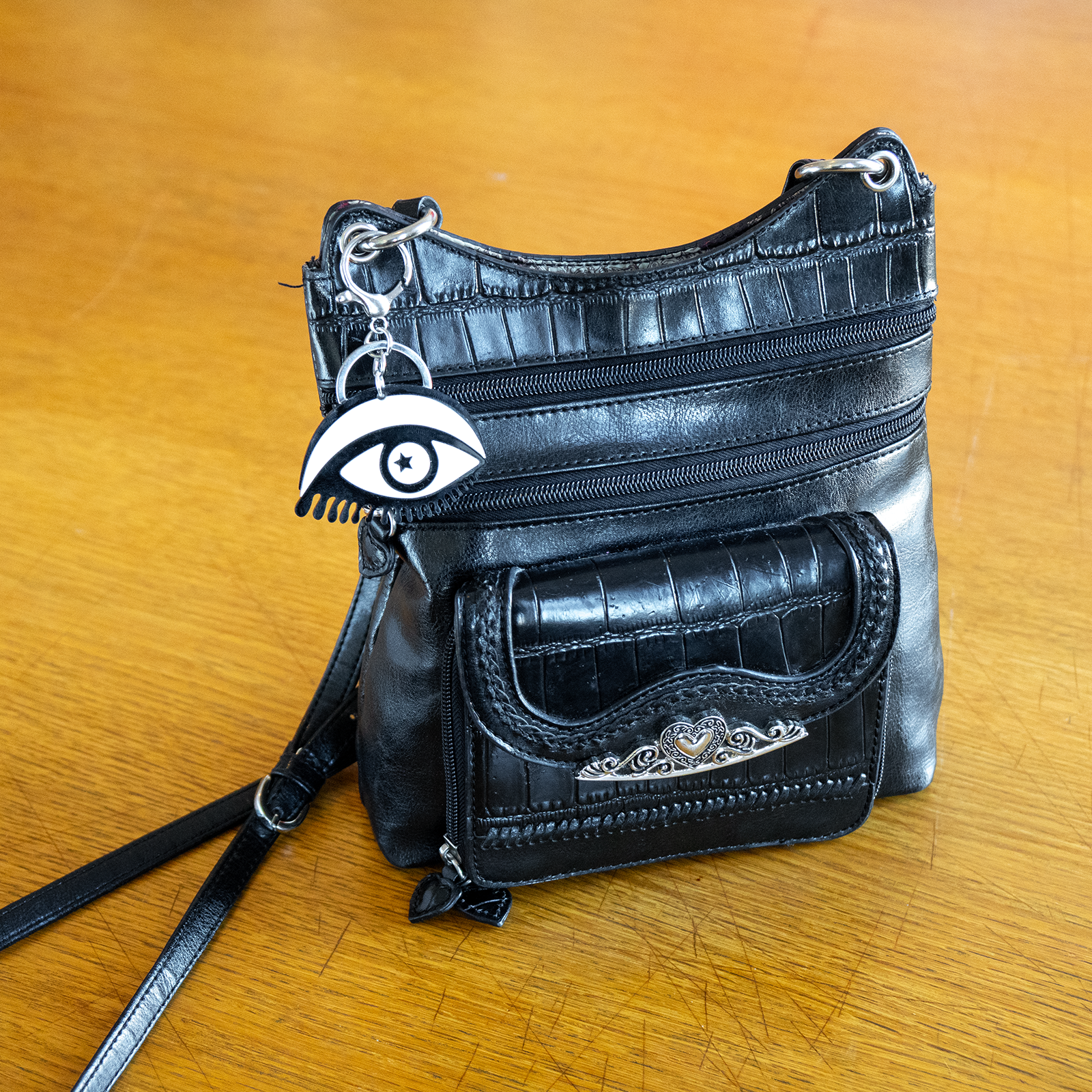 Eyes Wide Open Bag Charm
