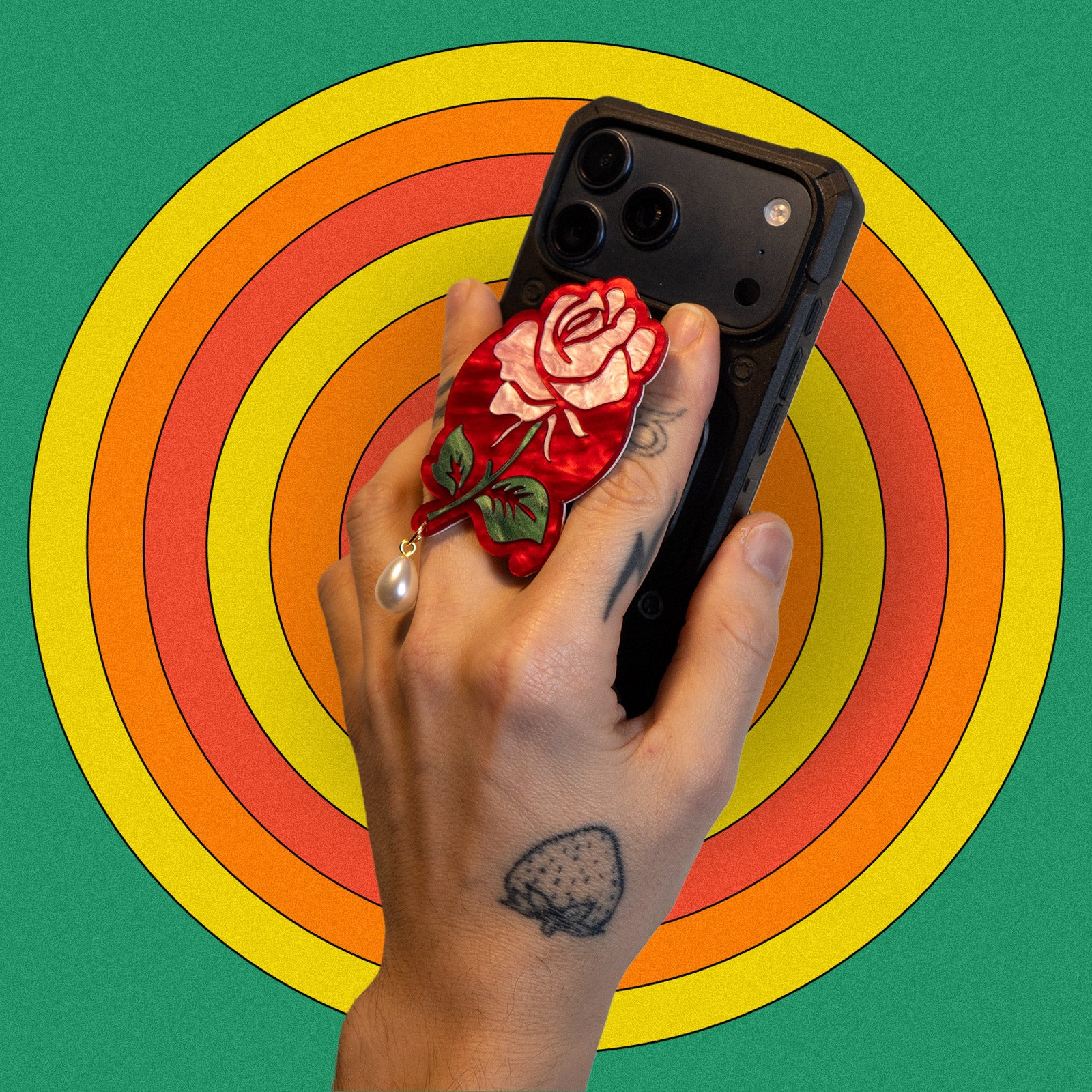 Ramble On Rose MagSafe Phone Charm