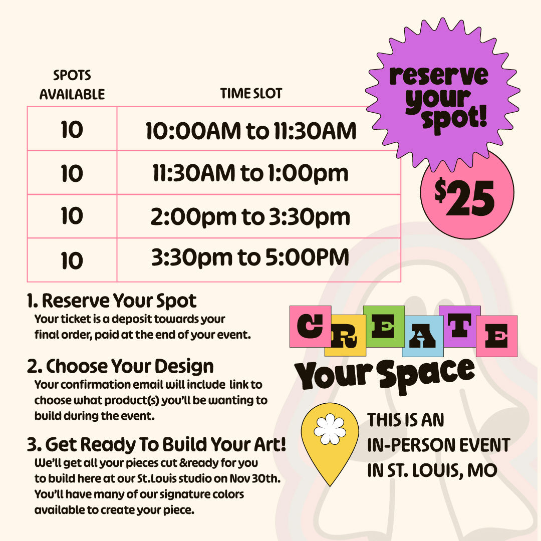 Create Your Space: DIY Customized Decor & Earrings Small Business Saturday Event