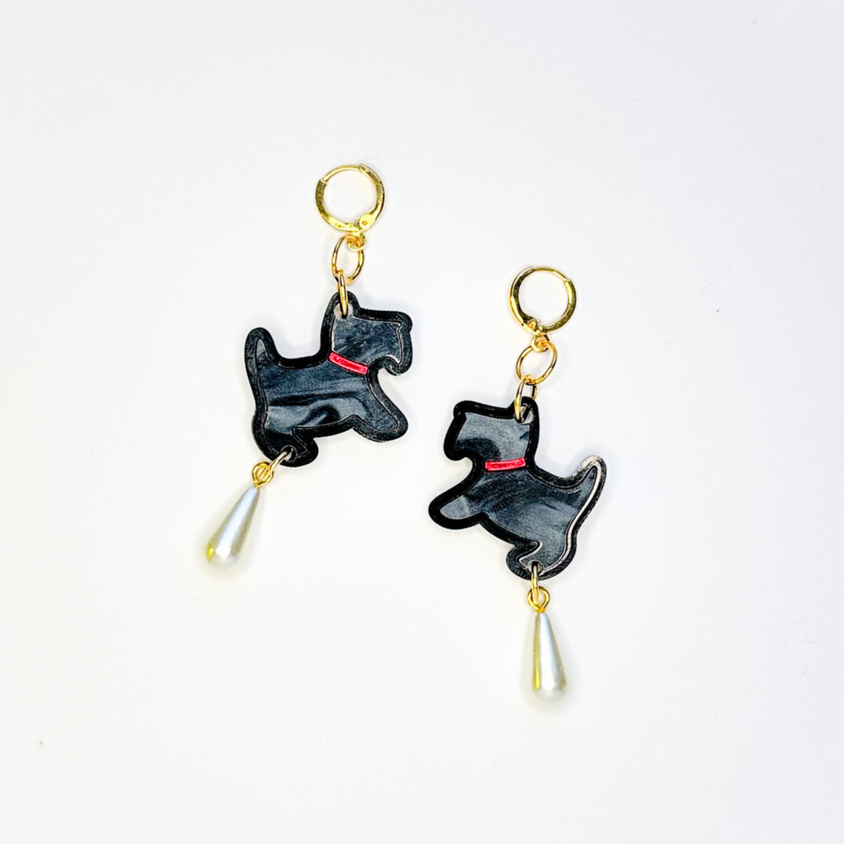 Scottie Pearl Chain Earrings