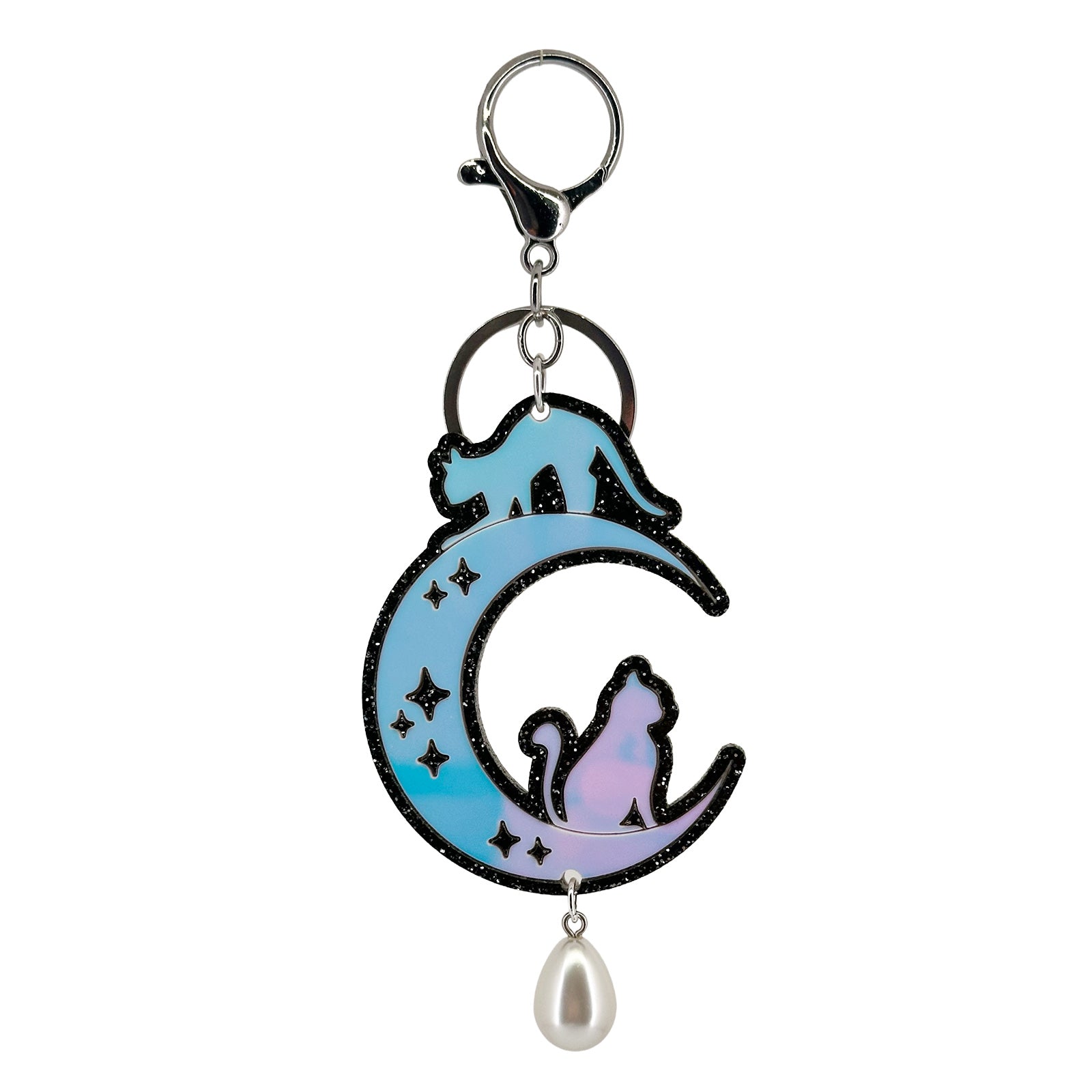 Meow at the Moon Bag Charm