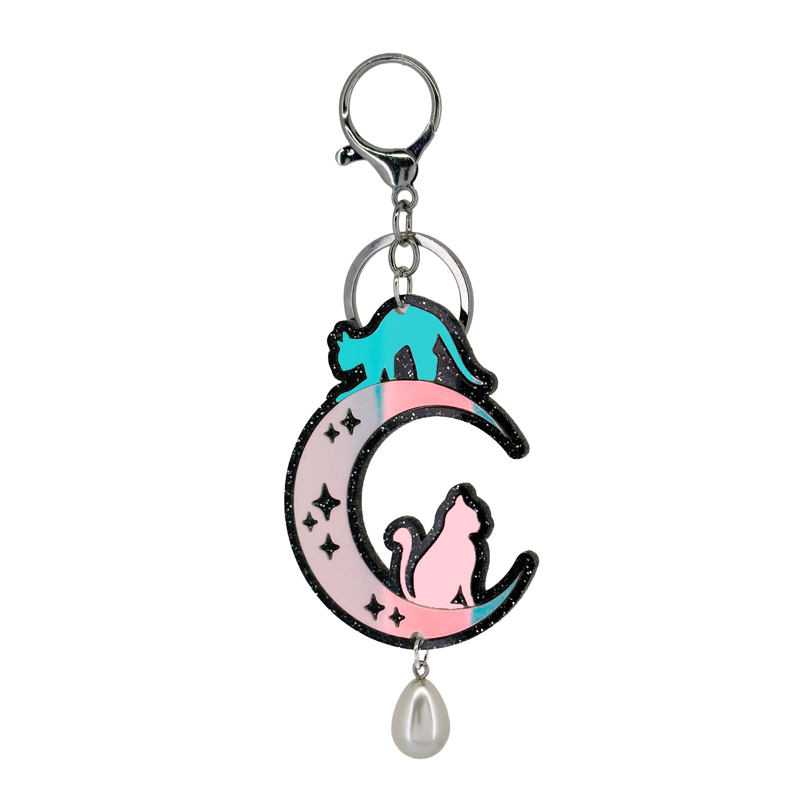 Meow at the Moon Bag Charm