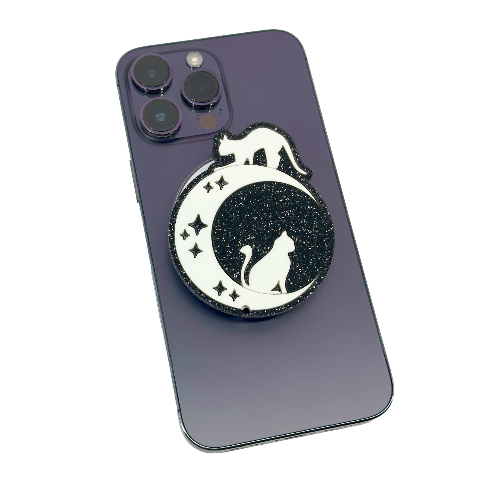Meow at the Moon Phone Charm