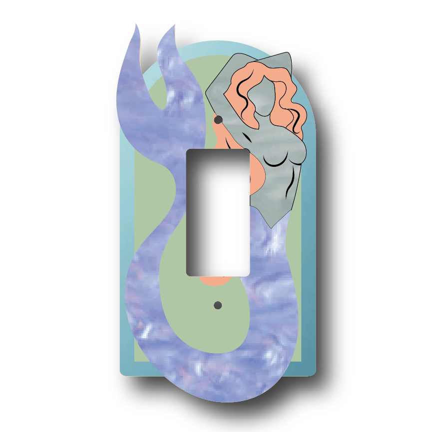 Mermaid Light Switch Cover