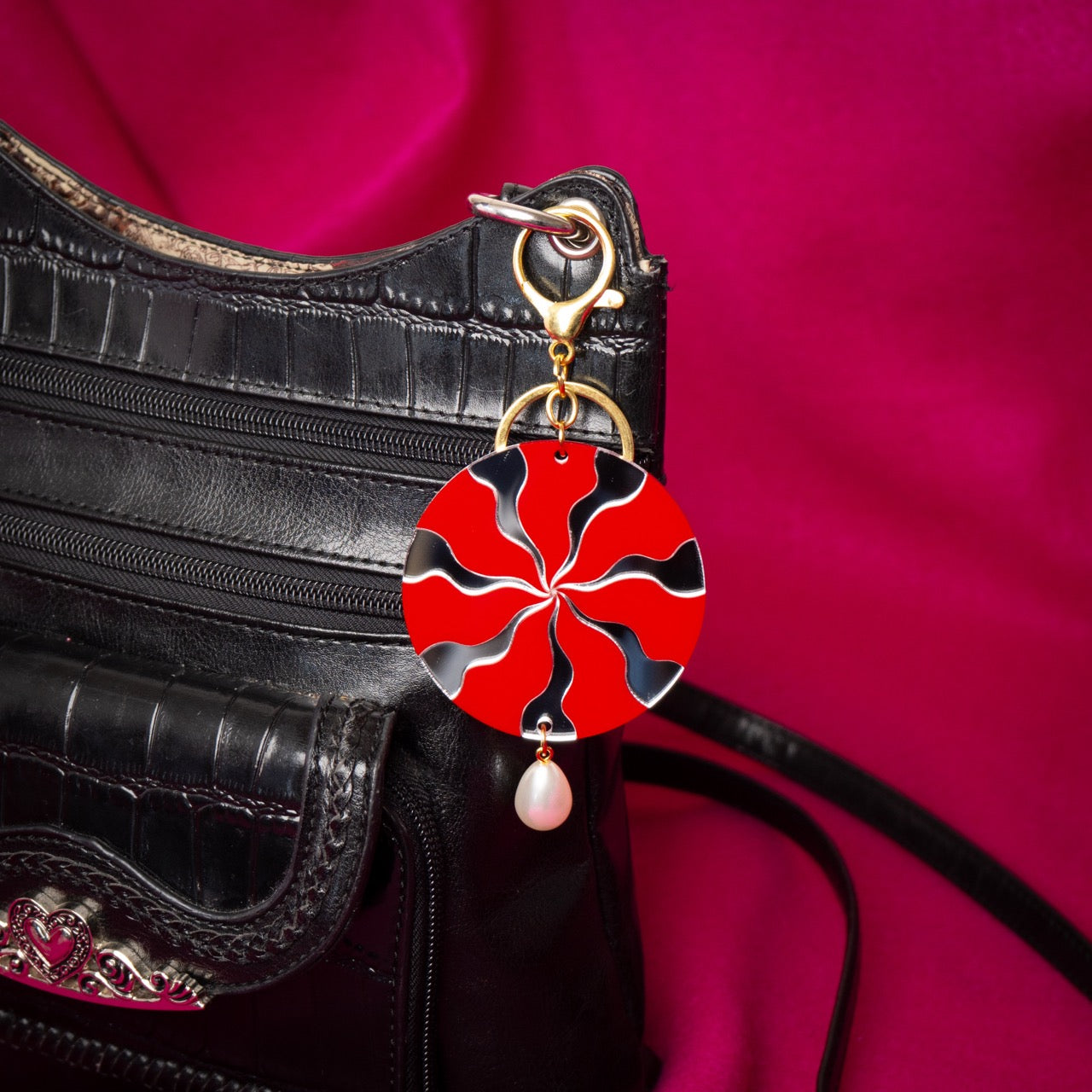 Peppermint Lane Bag Charm