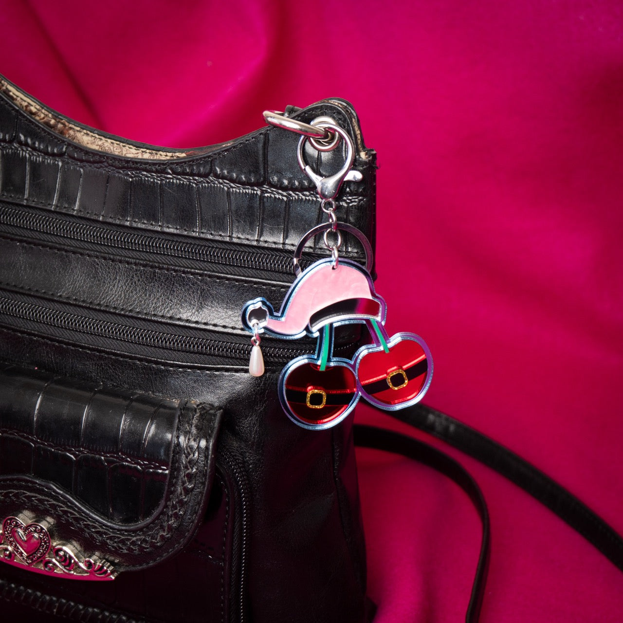 Cherry & Bright Bag Charm