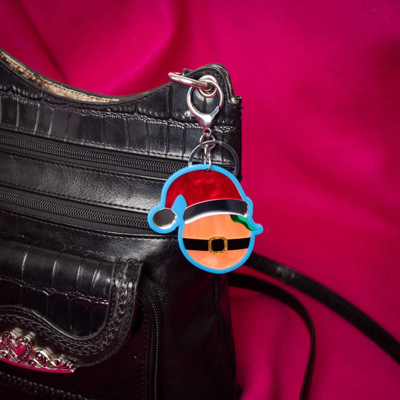 Peach on Earth Bag Charm