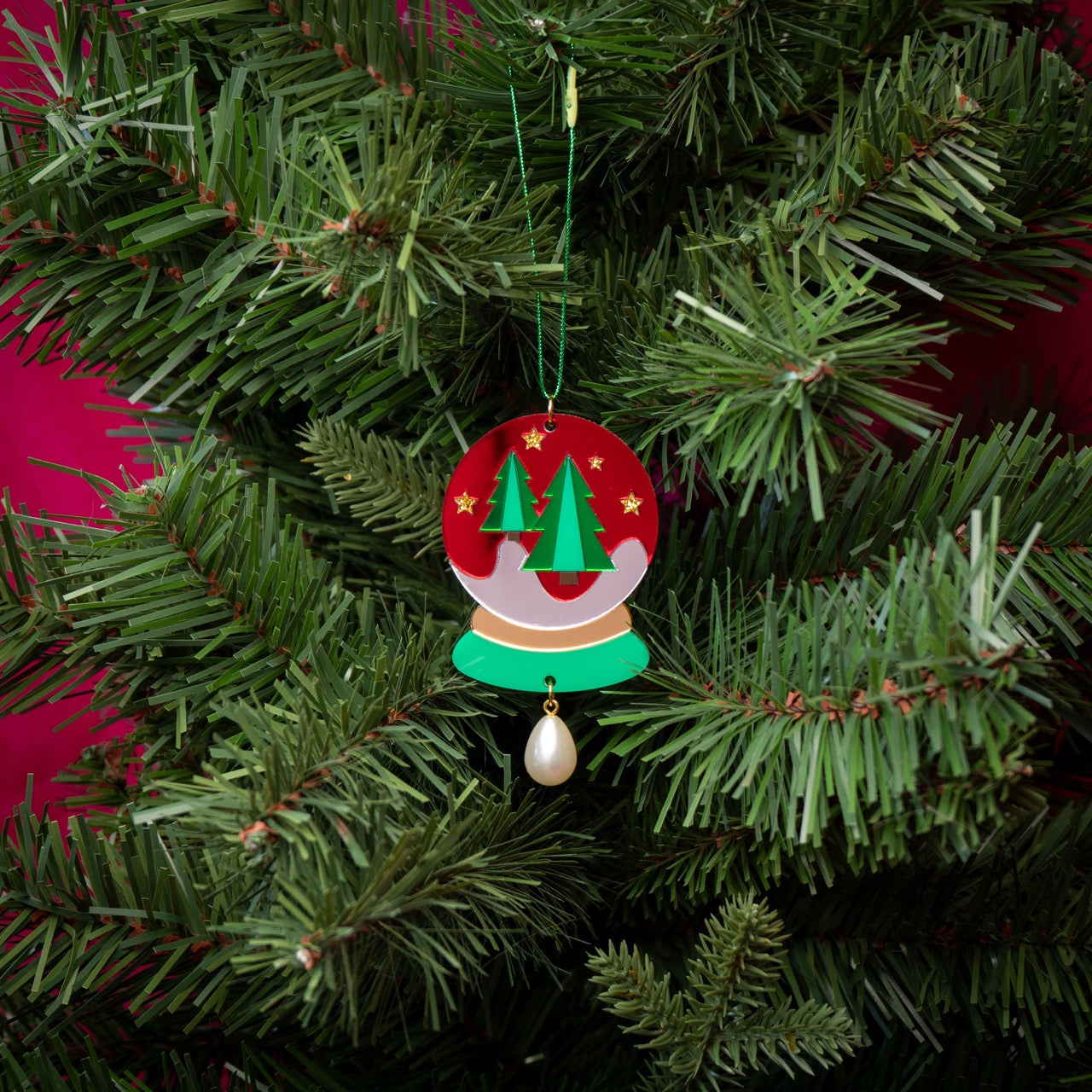 Snow Globe Ornament