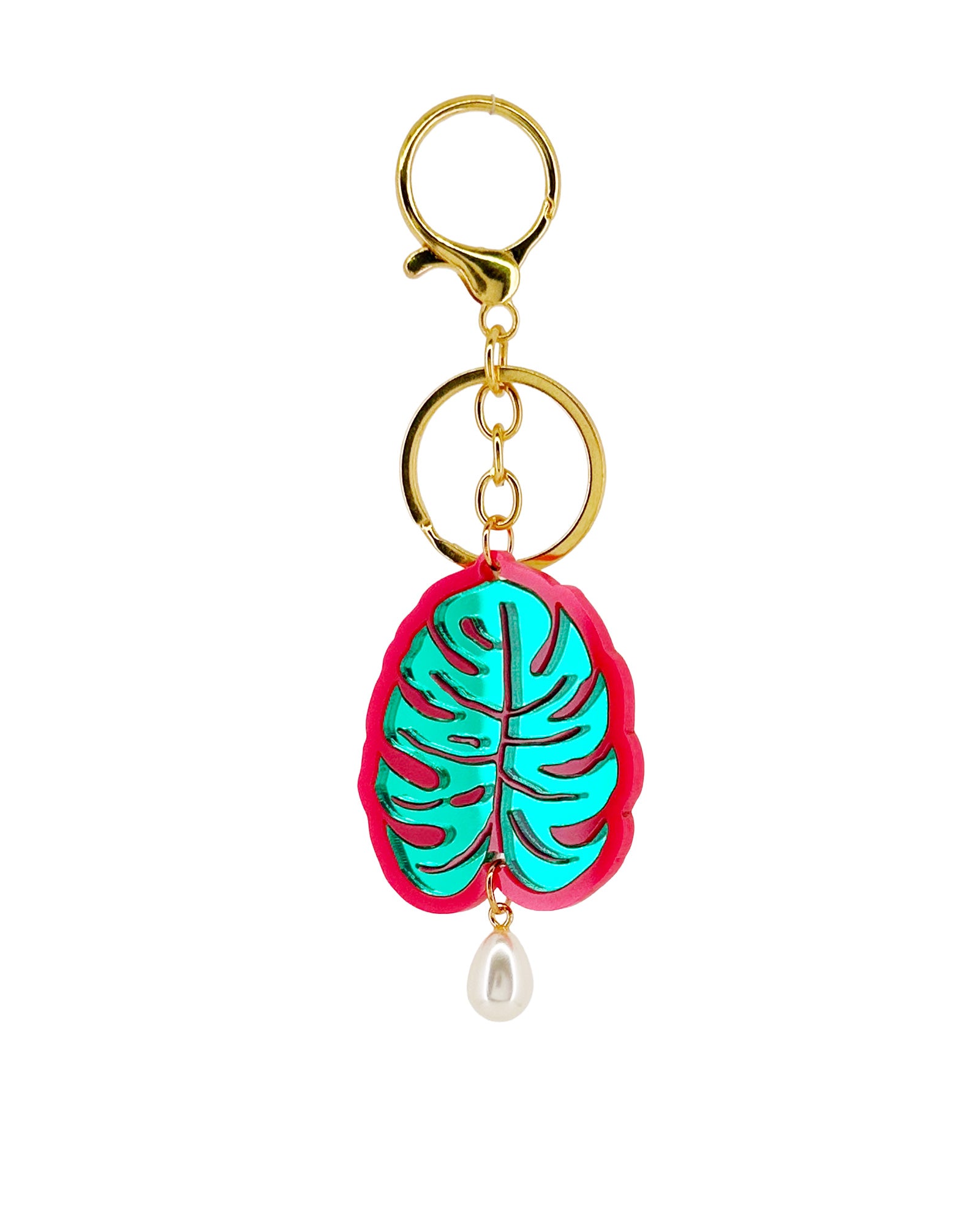 Monstera Bag Charm