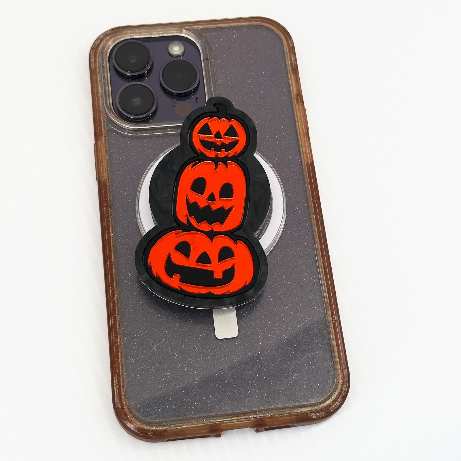 Pumpkin Stack Phone Charm