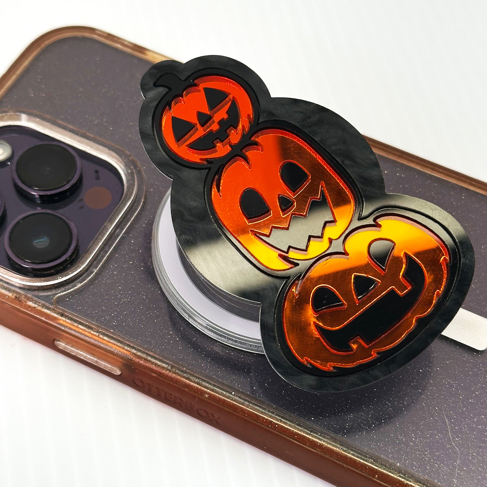 Pumpkin Stack Phone Charm