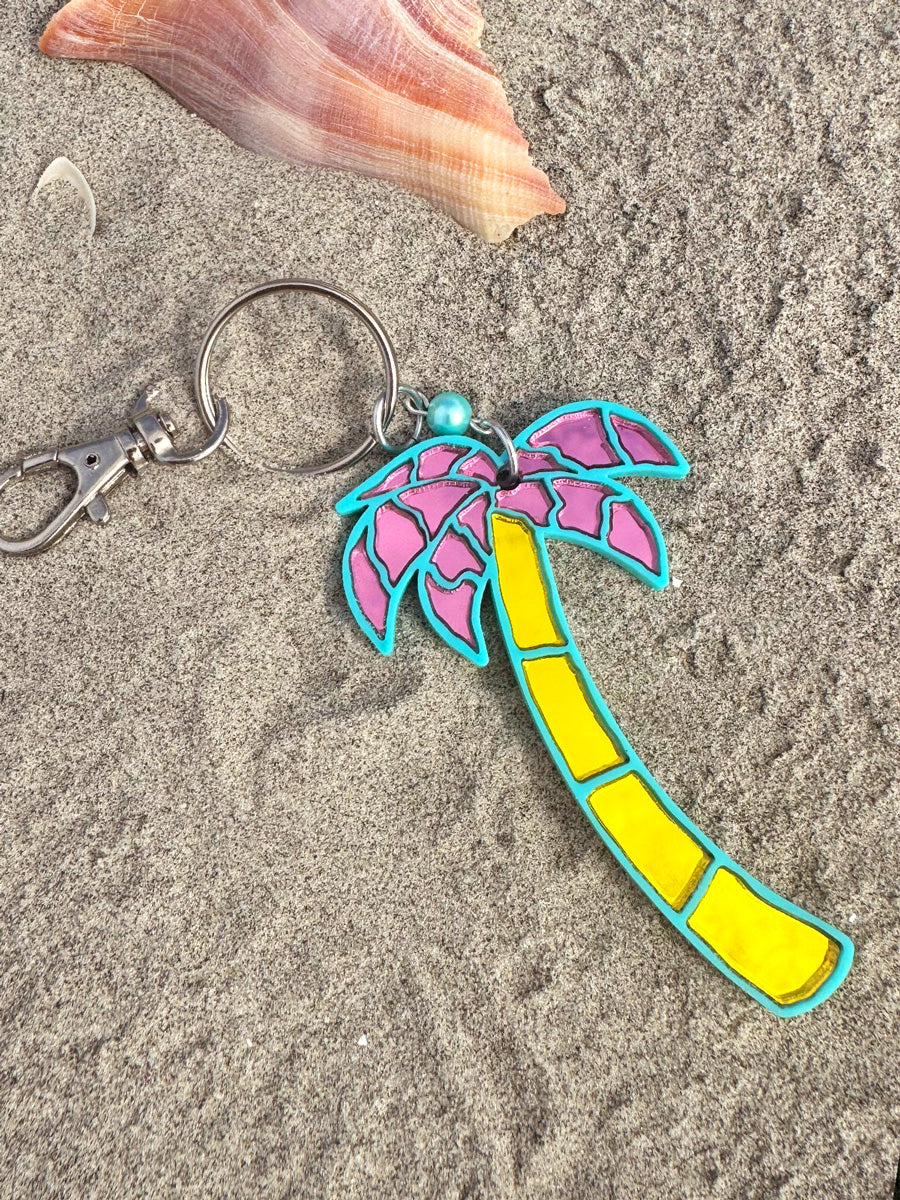 Palm Tree Bag Charm
