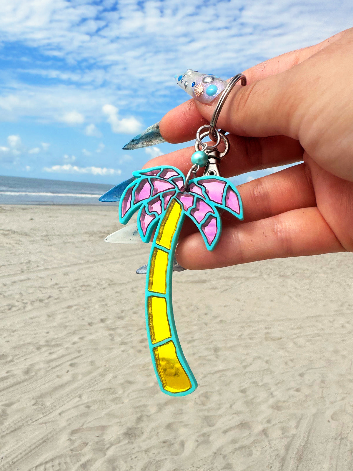 Palm Tree Bag Charm